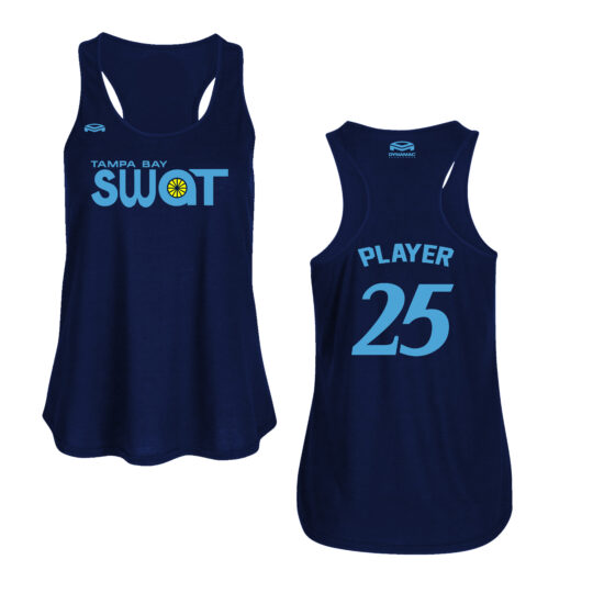 Tampa Bay SWAT Racerback - Navy/Carolina