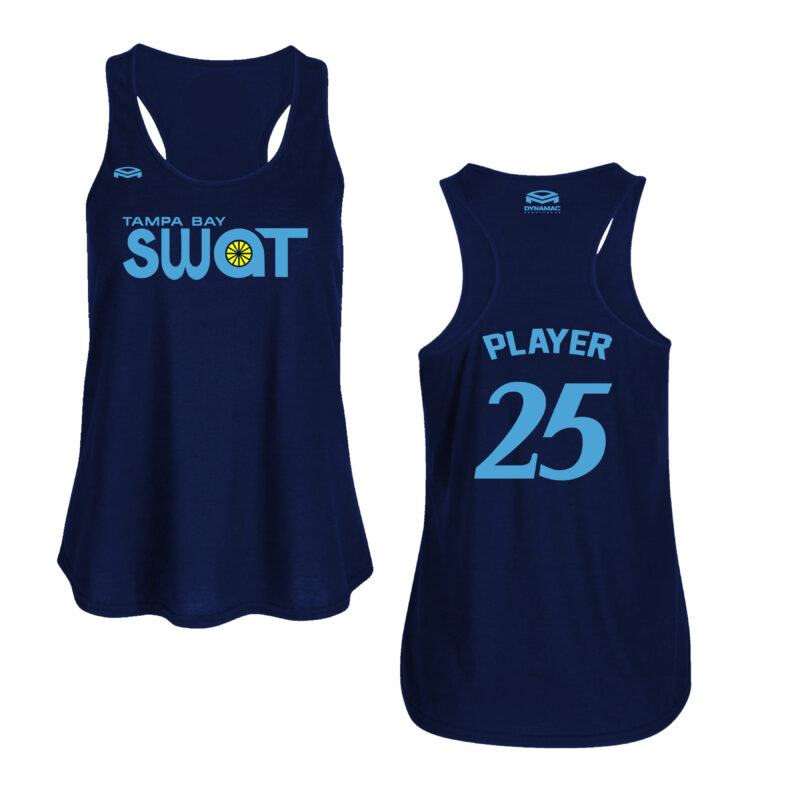 Tampa Bay SWAT Racerback - Navy/Carolina