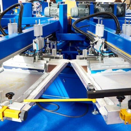 Modern automatic screen printing machine carousel